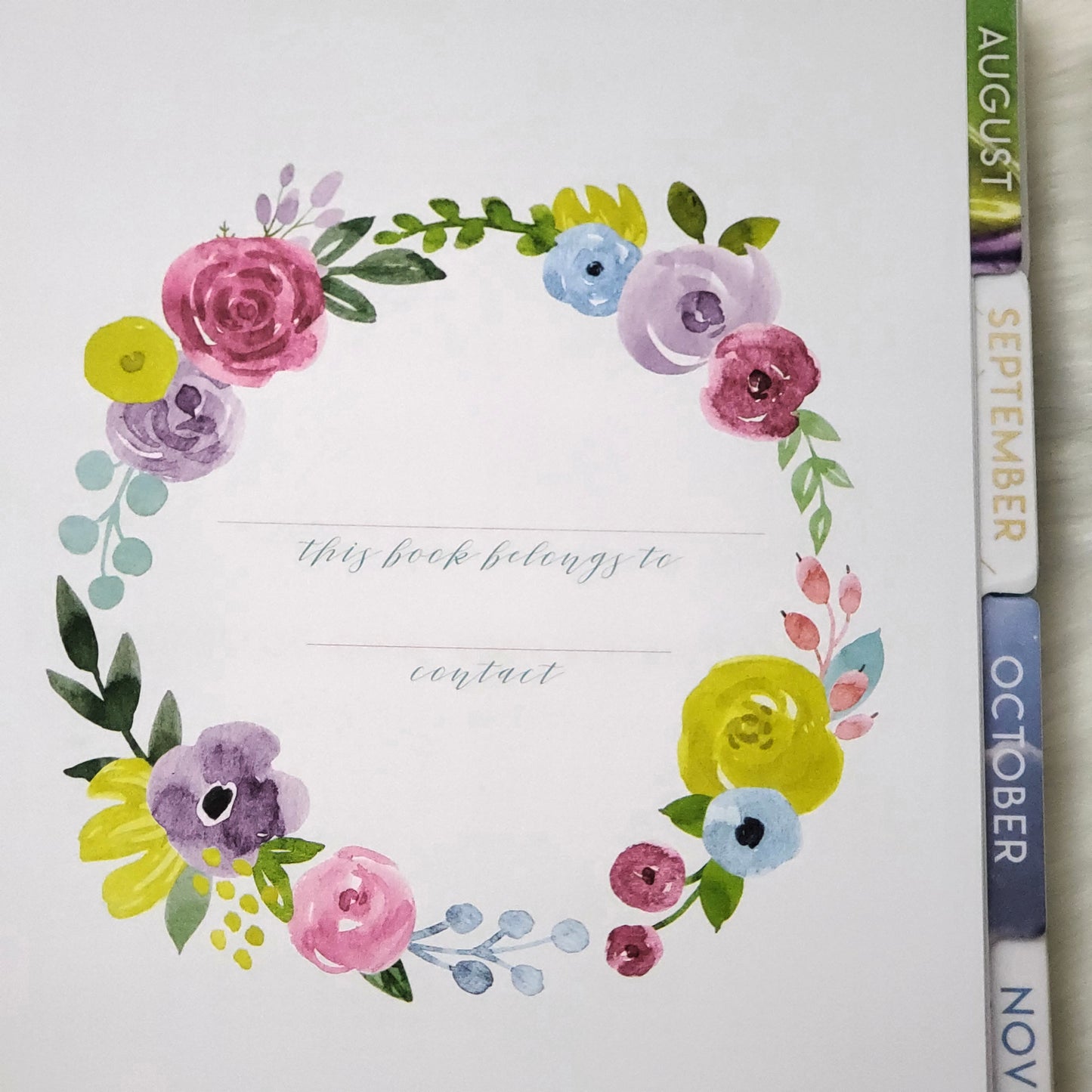 Undated Student Planner