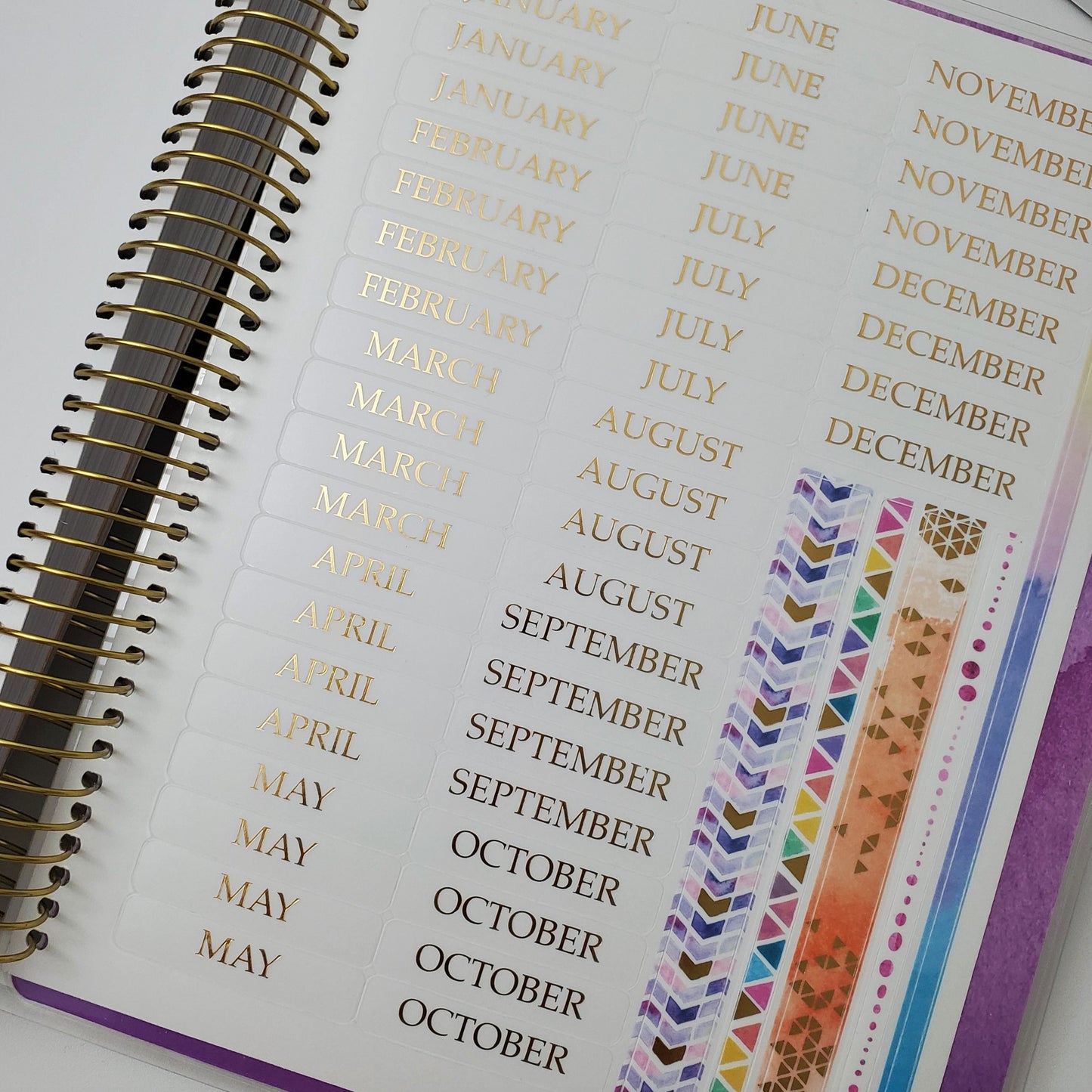 Undated Monthly Planner