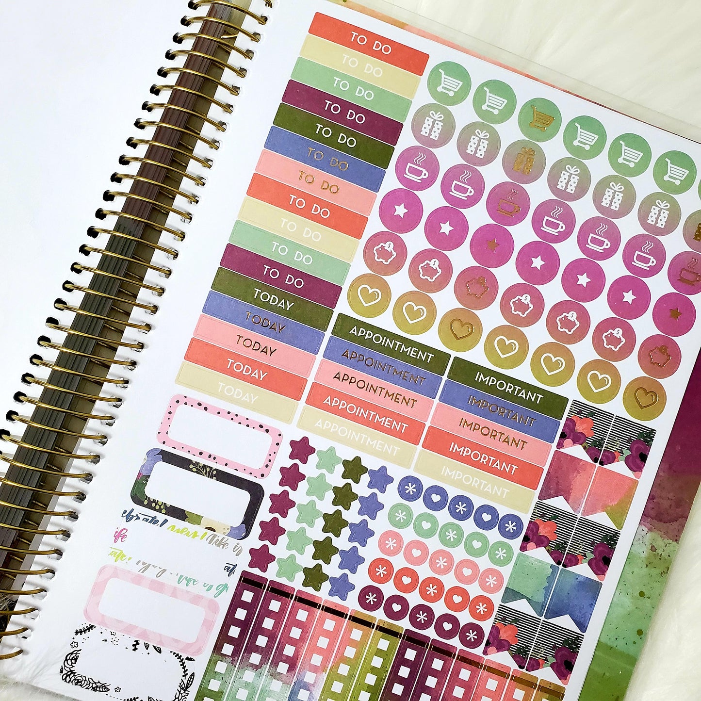 Hustle and Heart Undated Planner